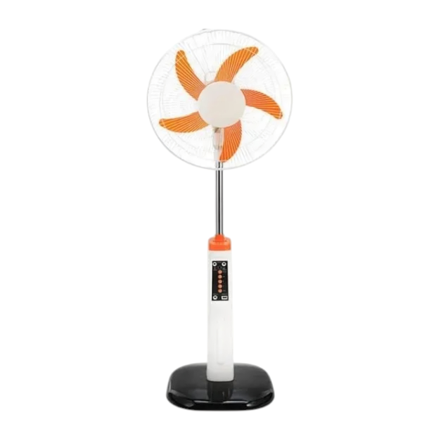 SunX Rechargeable 16 Solar fan. Remote Control. Solar Panel.+ 2 x LED bulb
