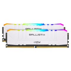 Ballistix RGB 32GB DDR4 3200MHz Desktop Gaming Memory - White