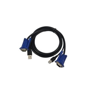 PTech USB To VGA KVM Switch Computer Cable - 1m