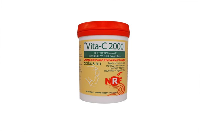 Vita-C 2000 - 150g Orange Flavoured Effervescent Powder