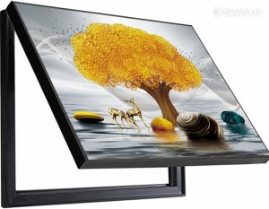 Luxury Living Room Hinged Wall Decoration Art / To Cover Electric DB Box