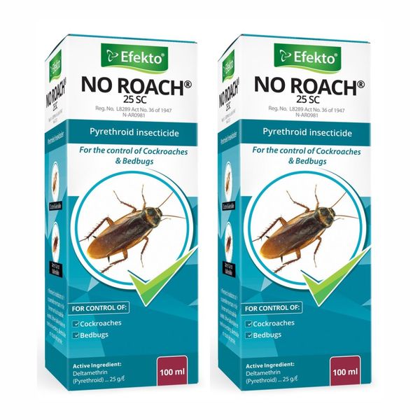 2 x Efekto No Roach 25 SC 100ml