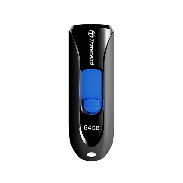 Transcend JetFlash 790 64GB USB 3.1 Gen 1 Flash Drive - Black