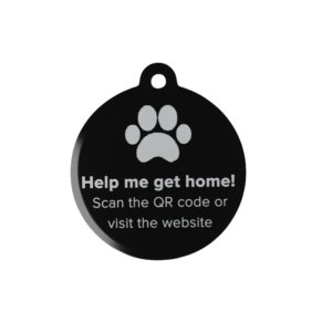 Smart Pet ID Tag - Black