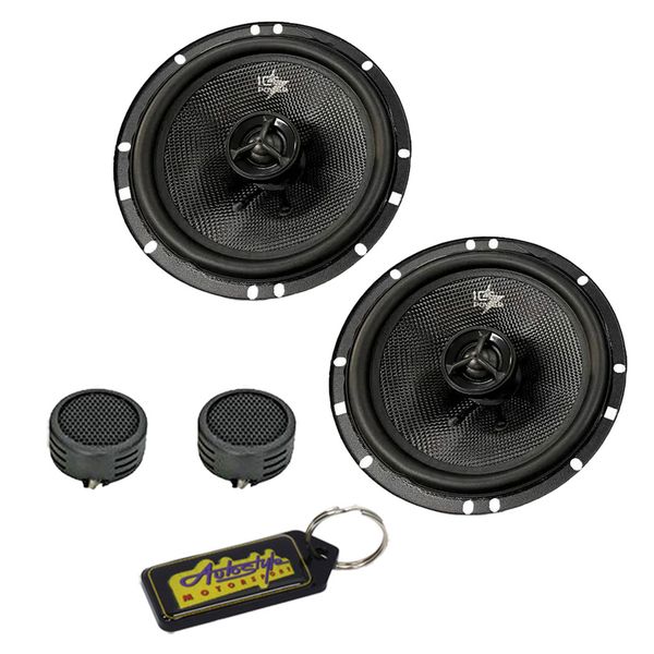 Ice Power Cyclone Series 450W 2Way Coaxial Speakers &amp; Evo Tweeters &amp;Keyring