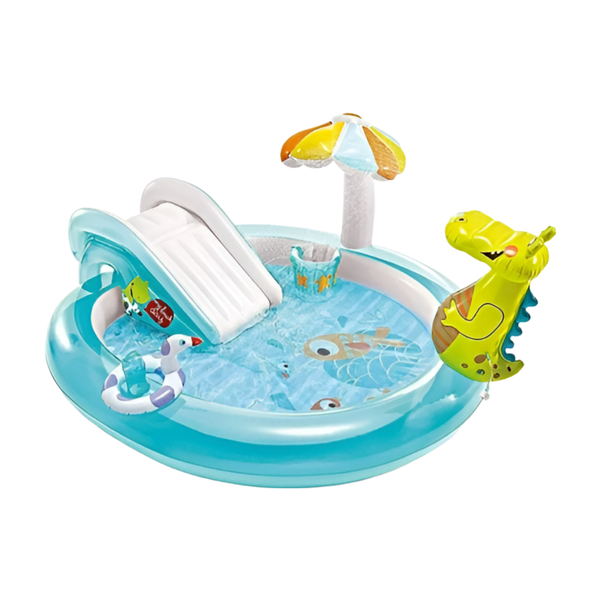 Foldable Inflatable Swimming Pool with Multi-Color Design for Outdoors