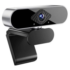 Full HD 4K Webcam for PC and Laptop, Webcam with Microphone