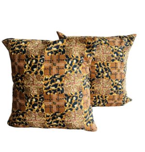 Givens Animal Print Luxury Standard Cushion Covers - SET of 2