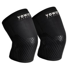 Yowie - Flex Gel Knee Sleeve &amp; Lifting Compression Brace - 1 Pair, Black