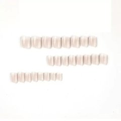 Extra Short Press on Nails Square Nude Ombre Fake Nails Press ons