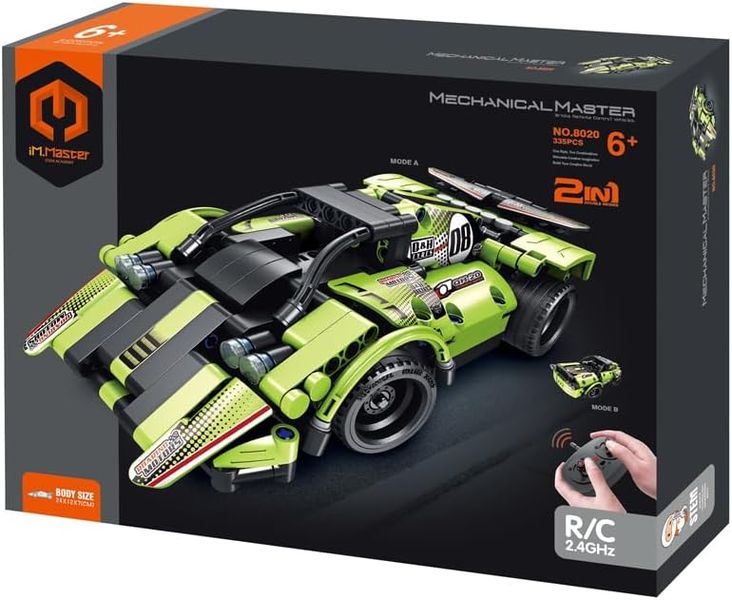 iM.Master 2-in-1 RC Sports Car Construction Set - 335 Pieces