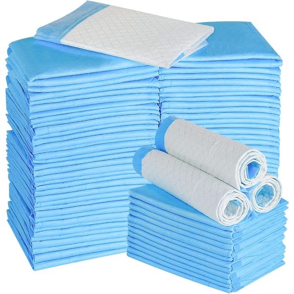 50-pack Dog Puppy Pet Training Housebreaking Pad,44.7x59.9cm Blue S-size