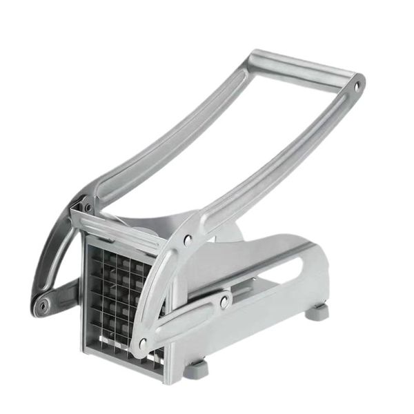 Stainless steel fry cutter with 2 blades for manual potato slicing