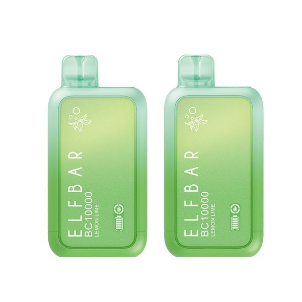 Elf Bar 10000 Puffs Disposable Vape - Lemon Lime - 2 Pack