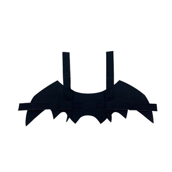 Halloween Pet Bat Wings Costume - Adjustable Black Outfit For Cats &amp; Dogs