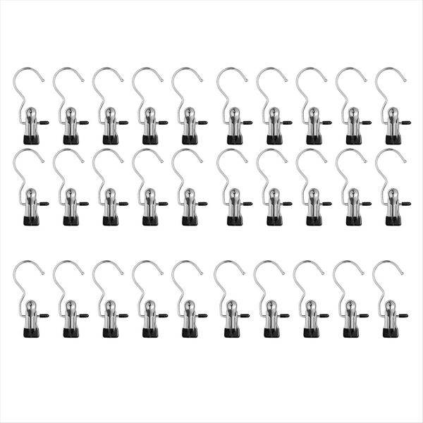 Space-Saving Clothespin Hat Pants Storage Hanging Travel Hook,360 Rotating