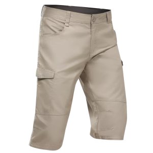 Quechua Men's Hiking Bermuda Shorts NH500- Brown