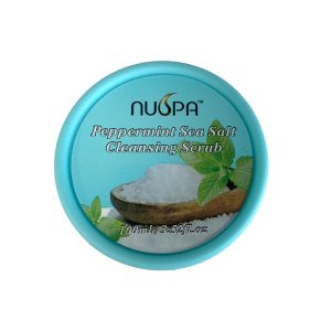 Nuspa Peppermint Sea Salt Cleansing Scrub 100ml