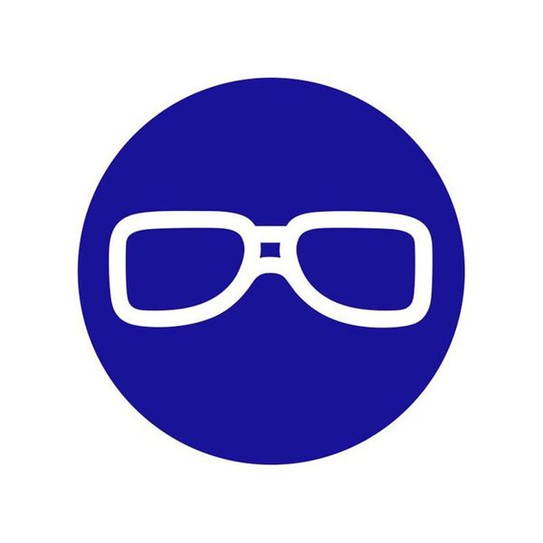 Eye Protection Sign 290 x 290mm MV1