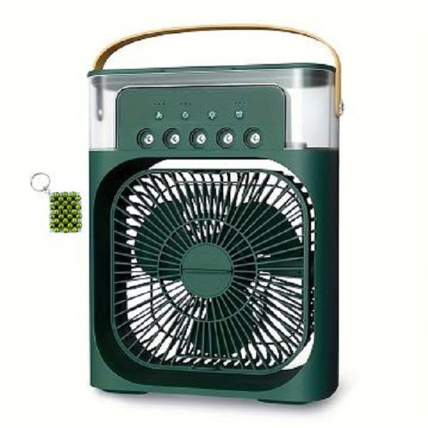 Portable Evaporative Air Cooler with LED Atmosphere Light &amp; A Key Holder