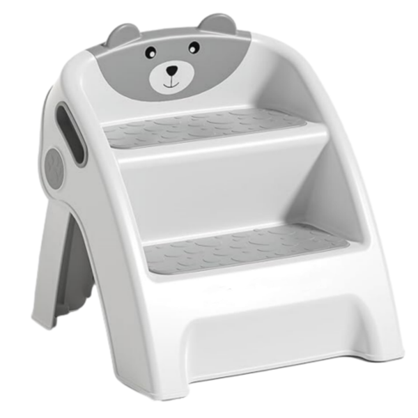 GoodMama Step Stool for Toddlers 2 Steps Potty Training Foldable