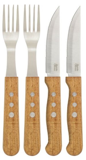 Jamie Oliver - Steak Knife and Fork Set - 4 Piece