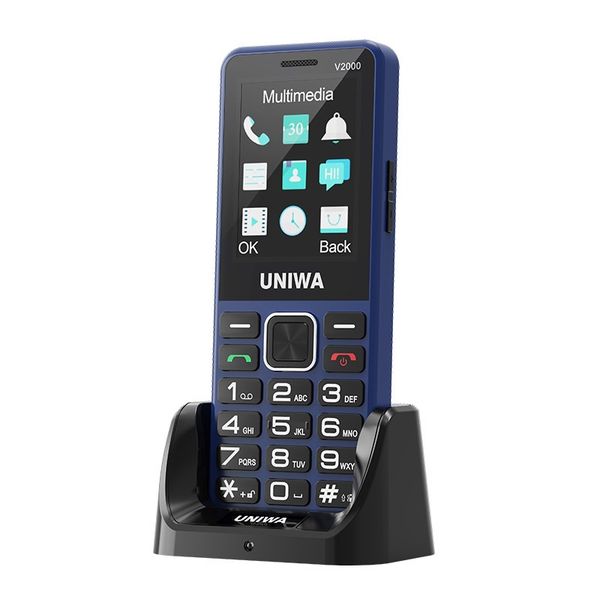 4G Big Button Phone For Seniors With SOS Button And Cradle Charger