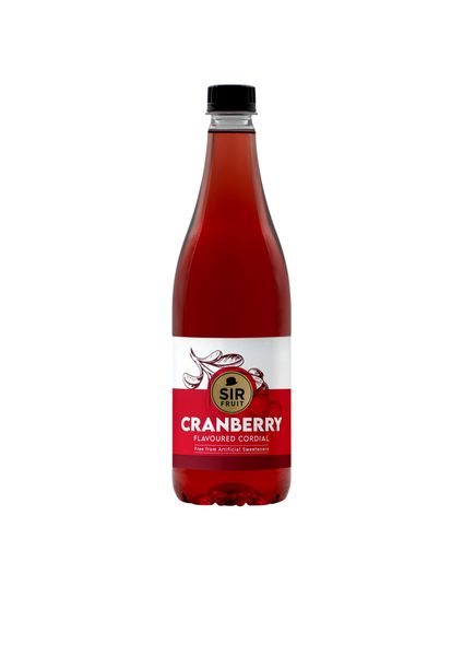 Sir Fruit Cranberry Cordial 750ml - Set of 4