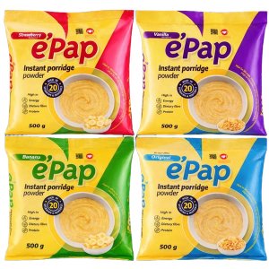 e'Pap Instant Porridge | Nutritious Instant Porridge | 4 Flavours | 4 Pack