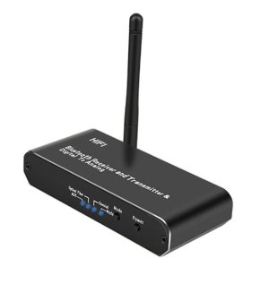 Bluetooth 5.0 Receiver and Transmitter Digital Optical to Analog Q-H09Black