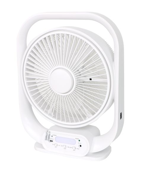 Home Quip Rechargeable 220v Cool Blaster Fan with Power bank