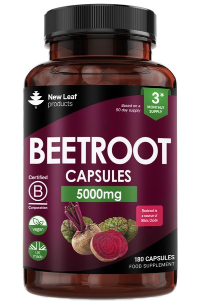 Beetroot Capsules 3 Months Supply- Circulation &amp; Energy, Dietary Nitrates