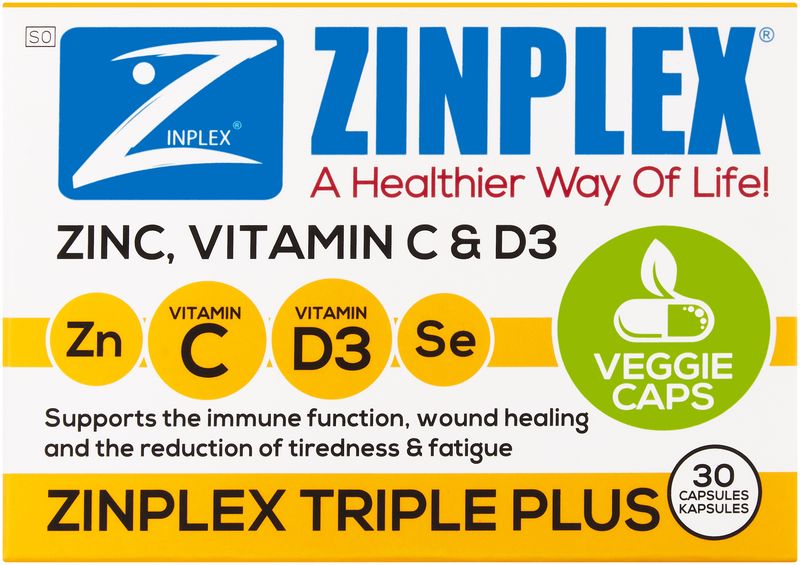 Zinplex Triple Plus Capsules 30's