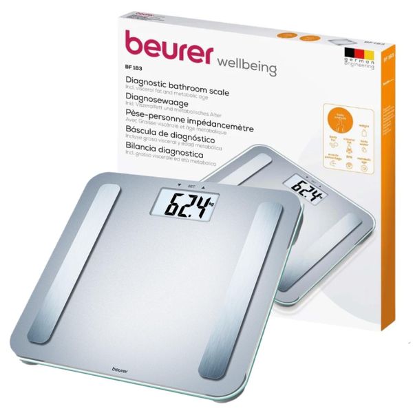 Beurer Diagnostic Scale / BMI Scale / Body Fat Scale / Metabolic Age BF 183