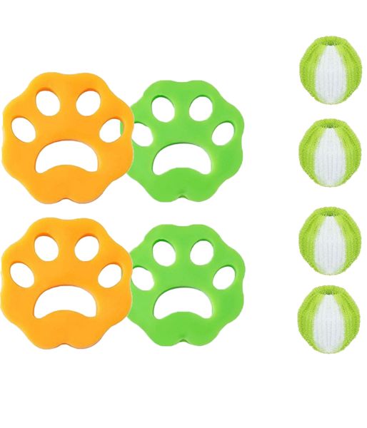 Pet Hair Remover for Laundry, Reusable Dog &amp; Cat Hair Remover Tool