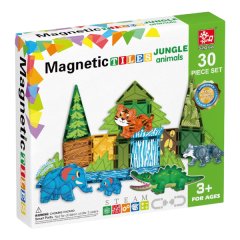 Magnetic Tiles - Jungle Animals Set - 30 Pieces