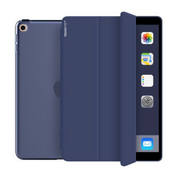 TechByte Smart Case &amp; Stand for iPad 9/8/7th Generation 10.2" - Navy Blue