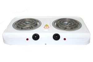 2000W Portable Twin Electric Coil Hot Plate - Double AD-S202 Spiral Element
