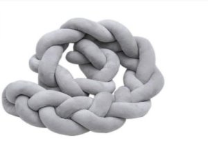 Nuovo- Knot Cot Bumper- 2m- Grey