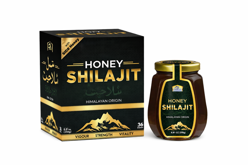 Himalayan Honey Shilajit Blend with Sidr Honey 250g Natural Vitality
