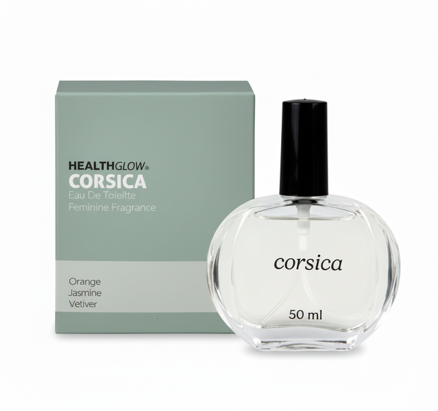 Healthglow Corsica Eau De Toilette 50ml - Fresh Mediterranean Fragrance