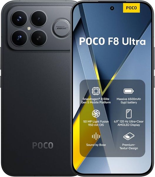 Poco F8 Ultra 12GB RAM + 256GB ROM Dual Sim - Parallel Import