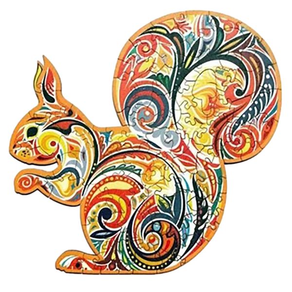 Wooden Puzzle Jigsaw, Best Gift for Adults and Kids Owl Shapes A5 | Gift