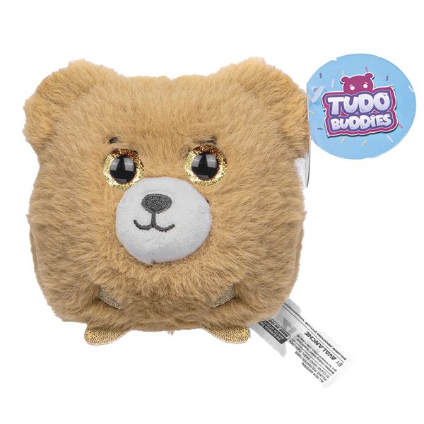 Tudo Buddies Teddy 10cm Plush Toy - Soft Animal for Boys &amp; Girls