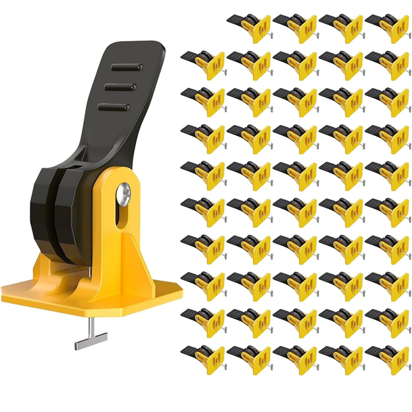 Tile leveler - 100 Pack Press Tile Spacer for Floors &amp; Walls-Reusable