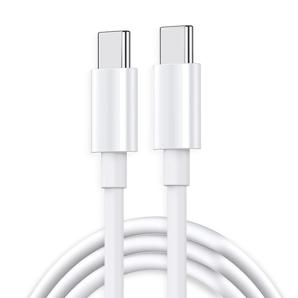 World Choice Type-C to Type-C Cable - Fast Charging Cable White