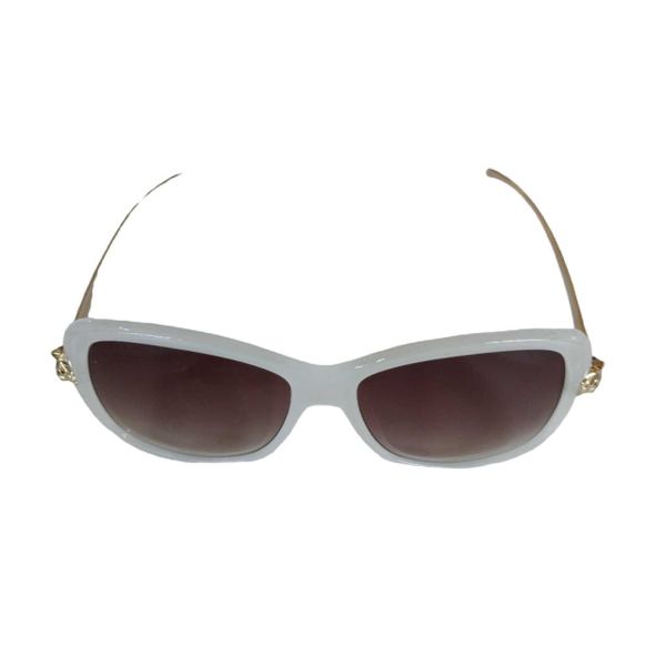 Modern Polarized Oversized White Plastic Frame Shades Eyewear Sunglasses