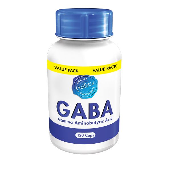 Holistix GABA 500mg 120 cap (ValuePack)