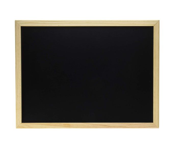 Upstairs Homeware Black ChalkBoard with Wooden Frame - 60 x 40cm