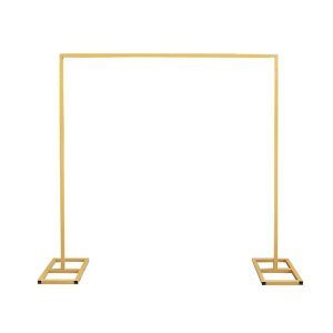 Rectangle Backdrop For Decor - 3x3m - Gold